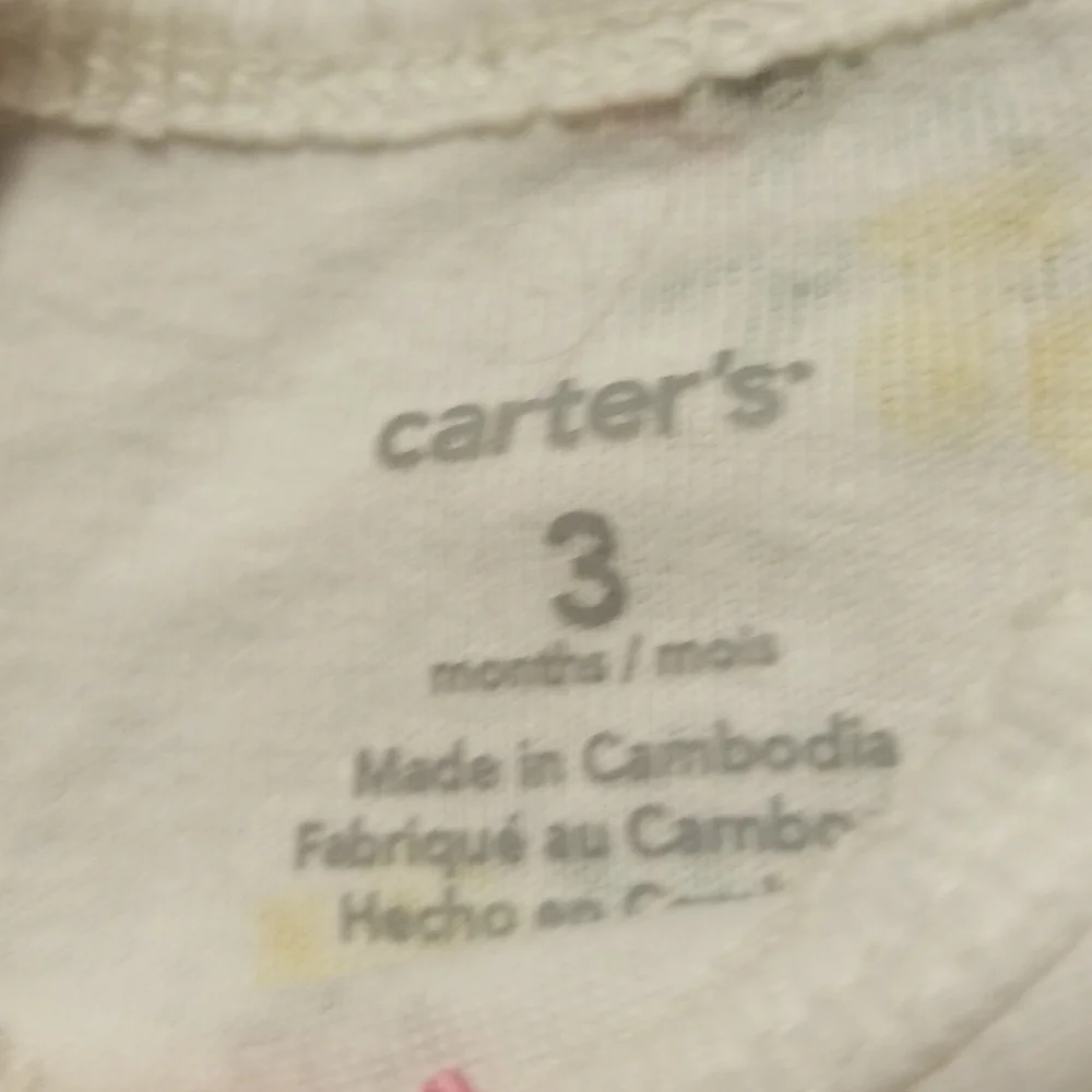Carter's Baby Girl's Floral Onesie